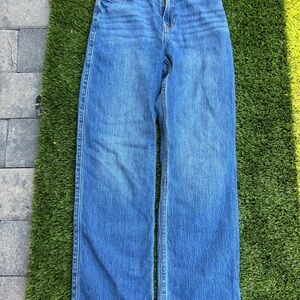 Hollister Blue Straight Leg Jeans